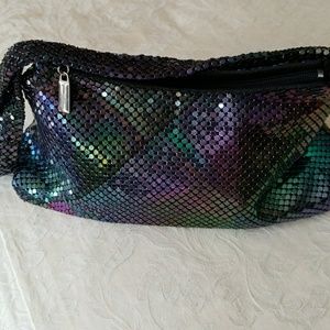 Multi color sequined bag